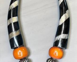 Tribalstyle statement necklace