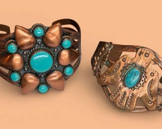 Bell Trading Post Copper Cuff Bracelets 