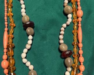 Trio of Beaded Necklaces