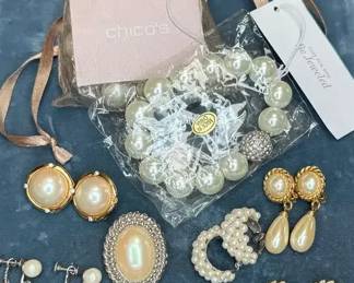 Jewelry With Faux Pearls