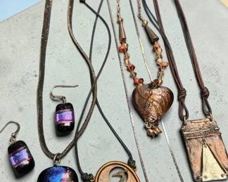 Five Necklaces In Various Styles