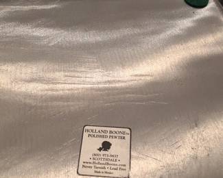 Holland Boone Polished Pewter Tray