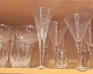 Assorted Crystal and Glassware Set
