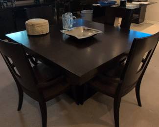 Walnut Table with Chairs