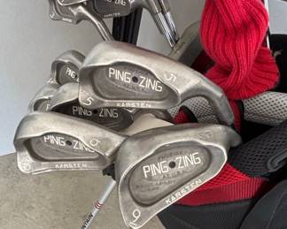 Ping Zing Karsten Golf Club Set with Sun Mountain Bag