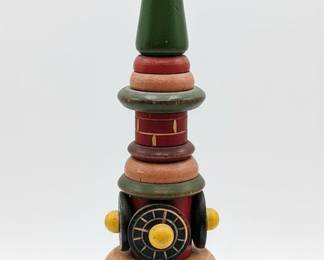 Russian Matryoshka-style Wooden Figurine