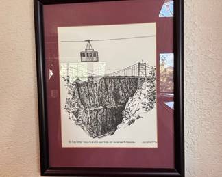 The Royal Gorge Framed Print