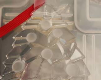 Tiffany  Co. Crystal Christmas Tree Ornament