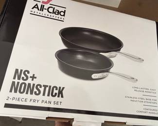 All-Clad NS+ Nonstick 2-Piece Fry Pan Set