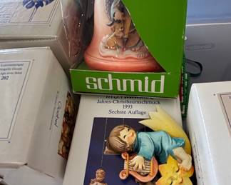 Goebel Hummel Figurines and Schmid Annual Christmas Bells