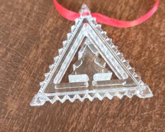 Baccarat Crystal Times Square Ornament