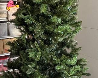 Home Accents Holiday 7.5ft Brookside Pine LED Pine Tree