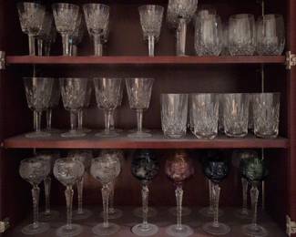 Waterford Crystal Lismore Assortment.  Bohemian glass