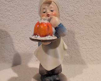 Goebel Hummel "Little Baker" #128 and "Little Gardener" #37 Figurines