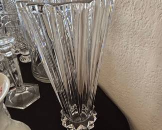 Rosenthal Classic Blossom Crystal Fluted Vase