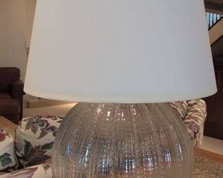 Set of Glass Table Lamps