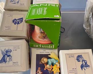 Goebel Hummel Figurines and Schmid Annual Christmas Bells