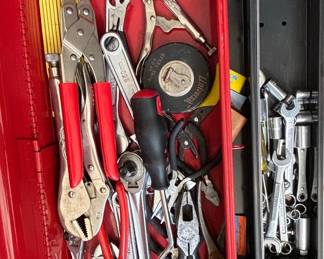 Craftsman 3-Drawer Metal Toolbox with Assorted Tools