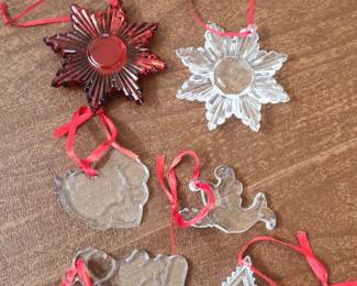 Baccarat Crystal Ornaments