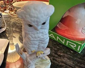 Cybis Porcelain Owl Figurine