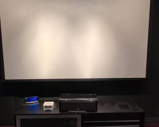 Theater seats and Ottomans and Electronics 