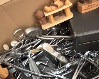 Assorted Chairs and Old Medical Supplies 