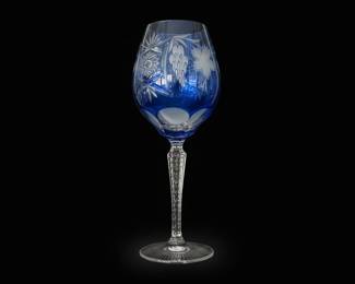 Nachtmann "Traube" Cut Crystal Wine Glasses