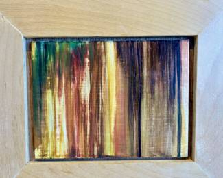 Closeup of Stell Zee original painting 