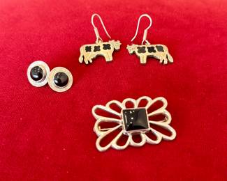 Taxco sterling silver.