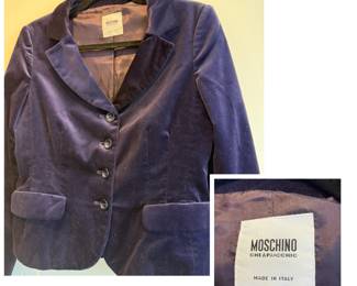 Moschino Cheap & Chic velvet blazer