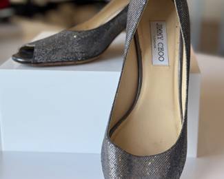 Jimmy Choo Luna peep toe pumps