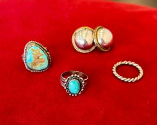 Huge collection of Mexican and Southwestern USA sterling.