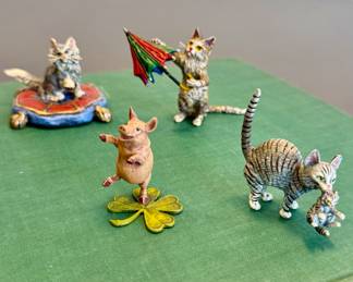 Bergmann Vienna Bronze cold painted figurines