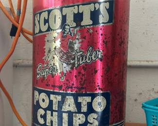Vintage Potato Chip can