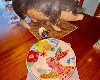 Pier 1 FUN plates set of 4