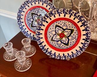 Vintage style decorative plates