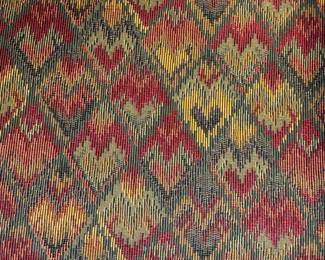 Details of upholstered seat on Mission chair