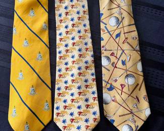 Alynn Neckwear, Ben Silver, Bottega Veneta, Gucci, Hermes, Holland & Holland, Laura Pearson, Marco Polo, Millimeters, Ralph Marlin, Saint- Phil, Salvatore Ferragamo, Tobacco's and Vineyard Vines