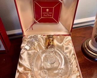 Remy Martin Louis XIII Cognac Baccarat Crystal Decanter highly sought after collectible in the world of fine spirits!
