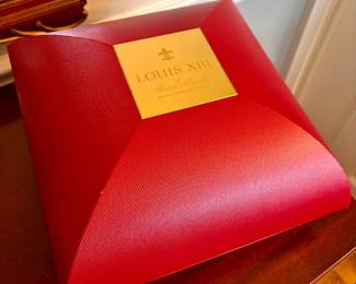 Remy  Martin Louis XIII Cognac Baccarat Crystal Decanter housed in its original red presentation box