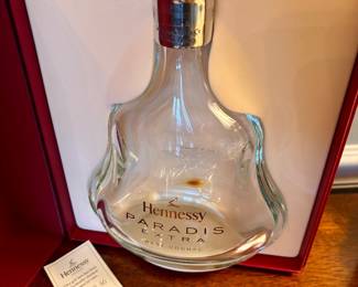 Hennessey Paradis Extra Cognac decanter/collectable bottle