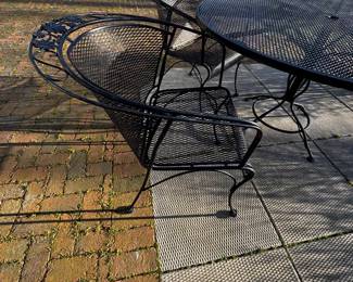 Outdoor chair side view 