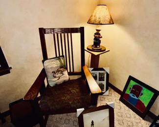 Mission style arm chair 