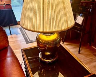 Brass Asian lamp