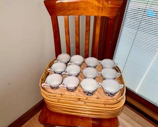 Blue Danube cups set of 12 