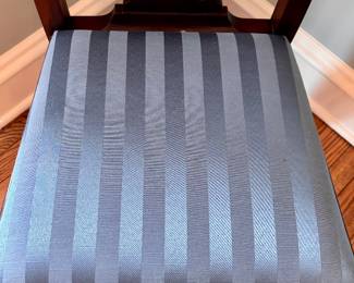 Details of upholstery dining chairs