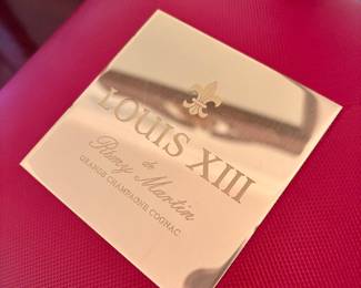 Remy  Martin Louis XIII Cognac Baccarat Crystal Decanter housed in its original red presentation box