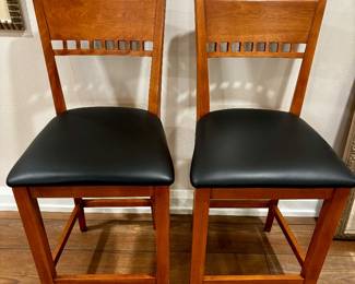 Cherry counter stools 
