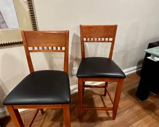 Cherry counter stools 26"