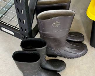 Rain boots his and her